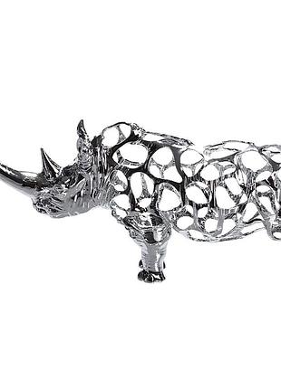 Декоративная фигурка rhinoceros 23x6x10 см металлическая hp-7-23