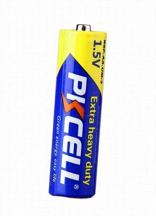 Батарейка pkcell r6 aa extra heavy duty цинк-углеродная 1,5 в (уп. 4 шт.)