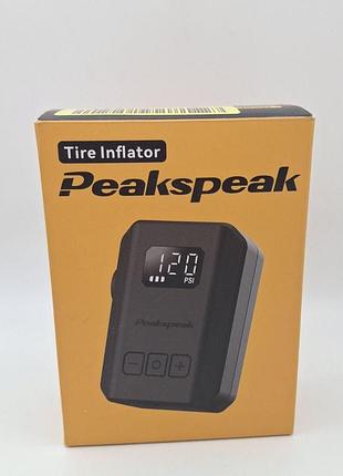 Уцінка!!! міні-насос для велосипеда peakspeak as260pro, портативний насос для велосипеда 120 psi