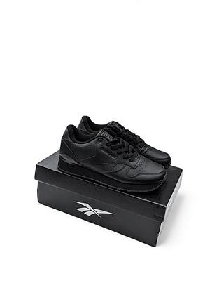 Кроссовки reebok classic черные (термо)