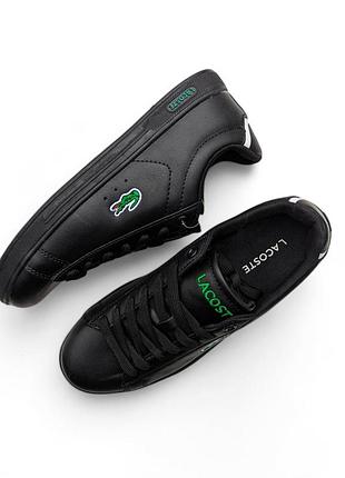 Кроссовки (кеды) lacoste черные