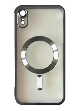 Чохол shining camera magsafe for iphone xr black