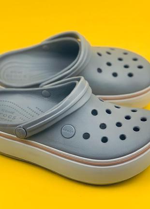 Скидка! crocs platform, крокси сабо на платформе