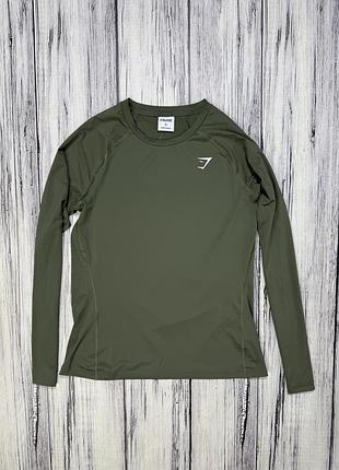Gymshark женская термокофта оригинал xl размер спортивная термофутболка для фитнеса тренировок бега и активного отдыха термо