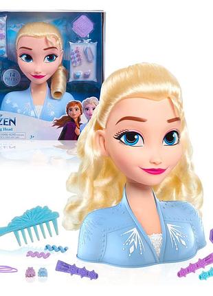 Уцінка пошкоджена коробка!!! лялька манекен голова для зачісок ельза disney 2 elsa styling head