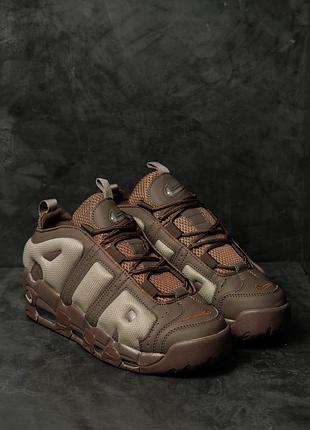Nike air more uptempo low baroque brown 3