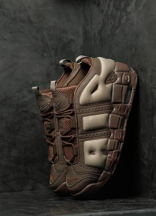 Nike air more uptempo low baroque brown 4