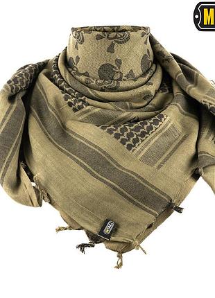 M-tac шарф шемаг (арафатка) pirate skull olive/black