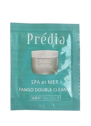 Kose predia spa et mer fango double cleanse очищуючий крем для зняття макіяжу з морською глиною, пробник 3 г