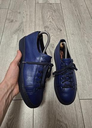 Шкіряні кеди santoni,39 розмір