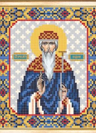 Схема для вышивки бисером иконы. святой вадим