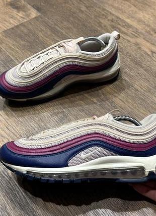Кроссовки nike air max 97 plum chalk, размер 42