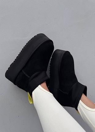 Ugg mini platform dipper black premium 4