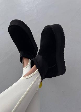 Ugg mini platform dipper black premium 2