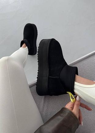 Ugg mini platform dipper black premium 8