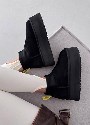 Ugg mini platform dipper black premium 7
