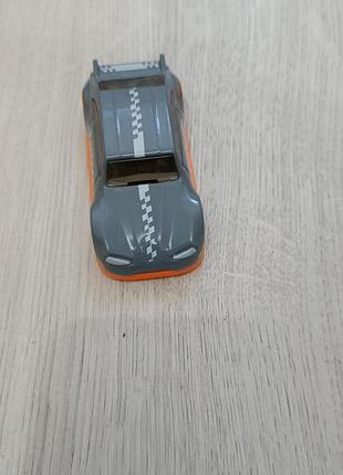 Машинка hot wheels сіра з помаранчевим