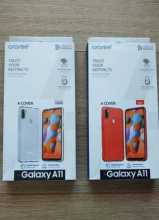 Чехол araree для samsung galaxy a11 m11 чохол на самсунг а11 м11 захисне скло  (made in korea)