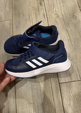 Кросівки дитячі adidas сині з білим