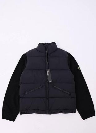 Бомбер stone island черный s-xl