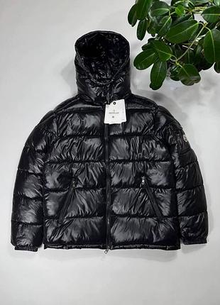 Moncler чорний пуховик зимовий xl та xxl