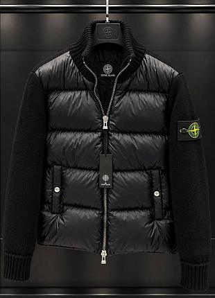Stone island курточка черная