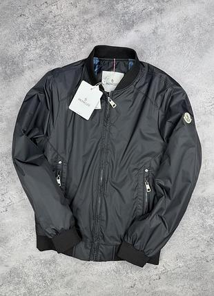 Moncler куртка чоловіча чорна демісезонна l, xl, xxl