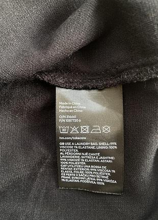 Черное мини-платье h&m, размеро s, xs 8
