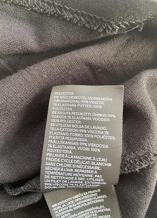 Черное мини-платье h&m, размеро s, xs 9