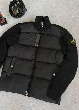 Куртка stone island цвета черный размер s, l, xl