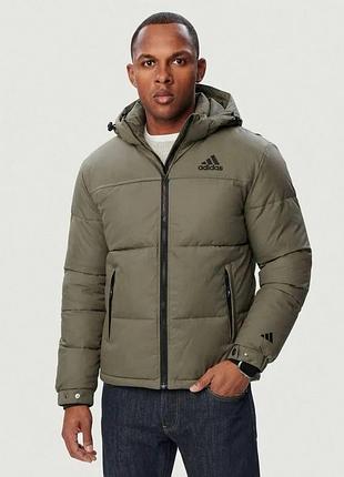 Зимова adidas куртка хакі m-3xl