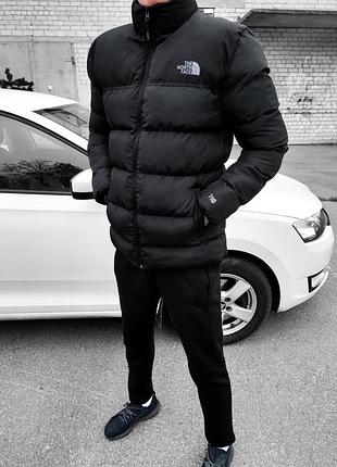 The north face 700 зимовий пуховик чорного кольору s