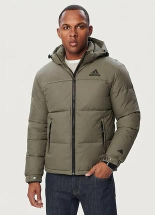Adidas зимова куртка хакі (m-3xl)