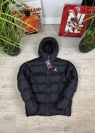 Куртка jordan зимова чорна m, l, xl, xxl