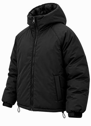 Тепла куртка-пуховик without mountain 27 чорного кольору, s-3xl зима