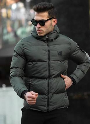 Stone island зимова куртка хакі xs-xxl