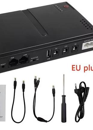 Портативний корпус дбж/powerbank diy для роутера та медіаконвертера dc ups на 4 акумулятори 18650 (без акб)