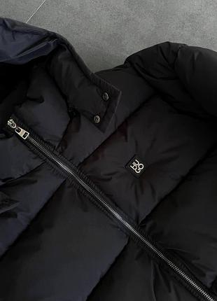 Hugo boss чоловіча куртка зимова чорна s-xxl з капюшоном