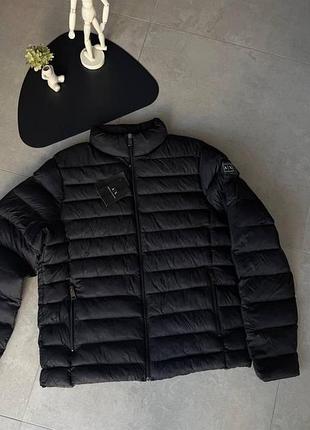Демисезонная куртка armani черного цвета мужская xxl
