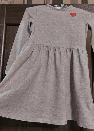 🌿 платье h&amp;m на девочку 5/6 лет