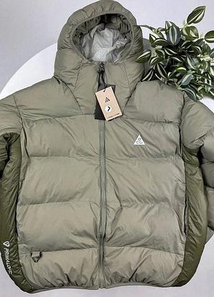 Новый пуховик хаки nike acg: m, xl, xxl