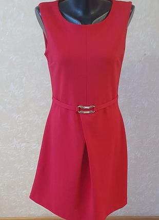 Яркое красное платье conbipel оригинал, р. 42 (s/m)