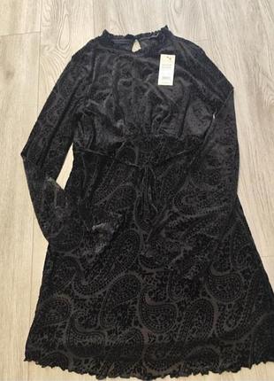 Платье, платье new look велюровое. новое.