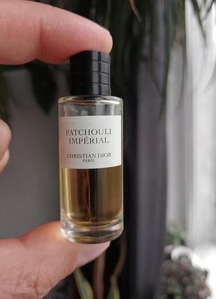 Б/в оригинал парфюмированная вода dior patchouli imperial, 7,5 мл.