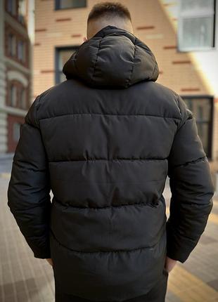 Чорна куртка зимова adidas s-xxl