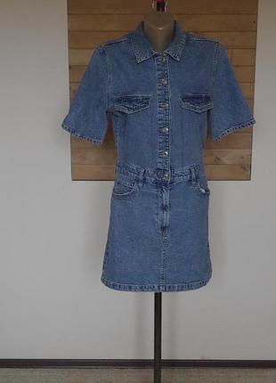 Платье джинсовое размер м mng denim