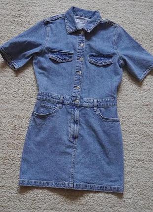 Плаття джинсове розмір м mng  denim 2