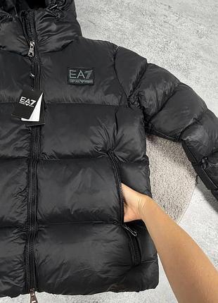 Armani ea7 куртка чорна зимова s-xl нова