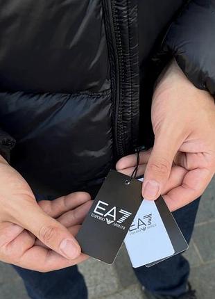 Куртка armani ea7 зима чорна s-xl