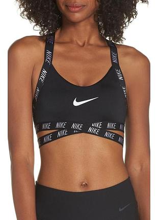 Чорний спортивний топ nike 3